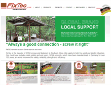 Tablet Screenshot of fixtec.co.za